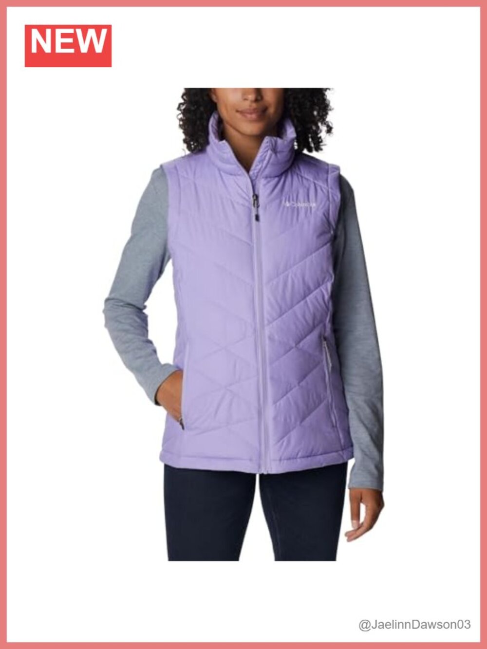 Water Resistant Quilted Vest with Thermal Reflective Lining
